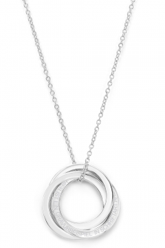 Gravierbare Kette mit drei Ringen 