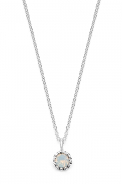 Halskette Opal - 925 Sterlingsilber