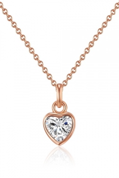 Herz-Kette - 925 Sterlingsilber