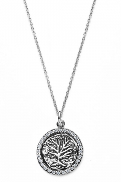 Münzkette Baum - 925 Sterlingsilber