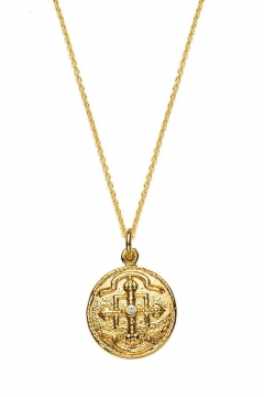 Münzkette "Vikingcross" - 925 Sterlingsilber