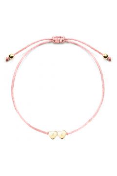 Herz-Armband mit gravierbaren Herzen