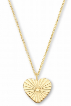 Herzkette Heart Burst - individuell gravierbar