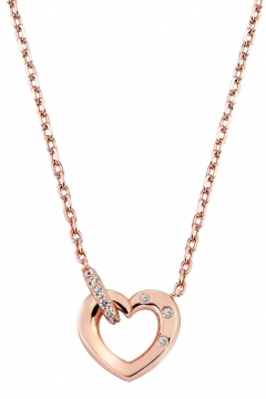Halskette Love-Bound mit Zirkonia - 925 Sterlingsilber