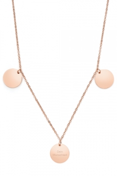 Familienkette Triple Boho mit Wunschgravur