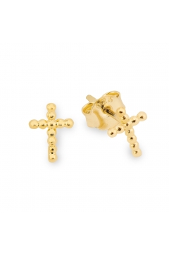 Kreuz-Ohrstecker Abiding Faith - 925 Sterlingsilber