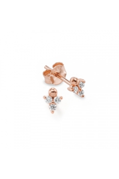 Ohrstecker Mini Sparkle mit Zirkonia - 925 Sterlingsilber
