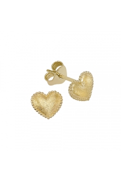 Ohrstecker Full Heart - 925 Sterlingsilber 