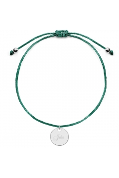 Kinderarmband mit runder Gravurplatte | individuell gravierbar