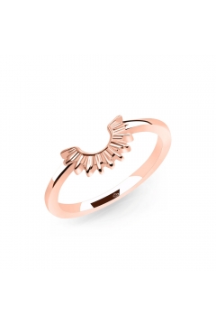 Ring Halbsonne - 925 Sterlingsilber