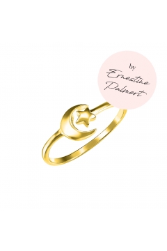 Ring Mond & Stern by Ernestine Palmert - 925 Sterlingsilber