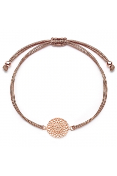 Stoffarmband Floral Love - 925 Sterlingsilber
