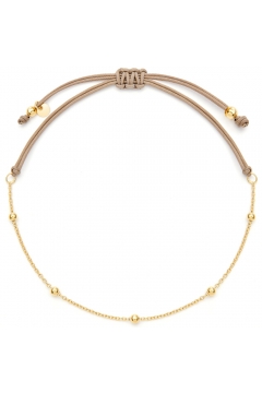Stoffarmband Little Shine - 925 Sterlingsilber