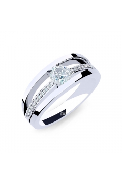Verlobungsring Aphrodite mit Zirkonia - 925 Sterlingsilber
