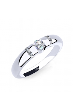 Verlobungsring Lilith mit Zirkonia - 925 Sterlingsilber