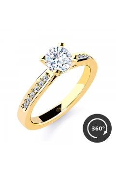 Verlobungsring "Yes, I Do" -  Gold