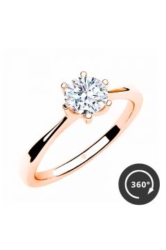Verlobungsring "Tender Solitaire" – Rosé