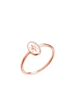 Ring Star Compass - 925 Sterlingsilber