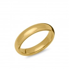 Herren Edelstahlring vergoldet, 5mm
