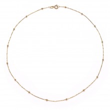 18K Echtgold-Halskette