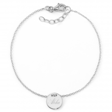 Armband "Aloha" mit Rückseitengravur | 925 Sterlingsilber