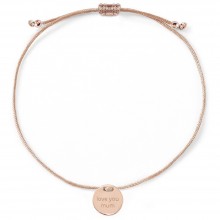 Armband - love you mum - Rückseitengravur möglich 