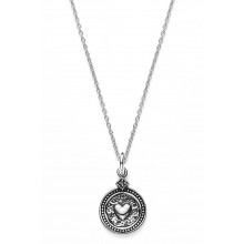Münzkette Herz - 925 Sterlingsilber