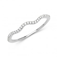 Filigraner Ring aus 925 Sterlingsilber mit Zirkonia