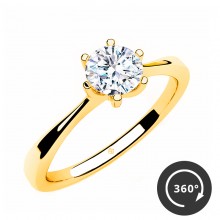 Verlobungsring "Tender Solitaire" – Gold