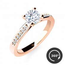Verlobungsring "Yes, I Do" -  Rosé