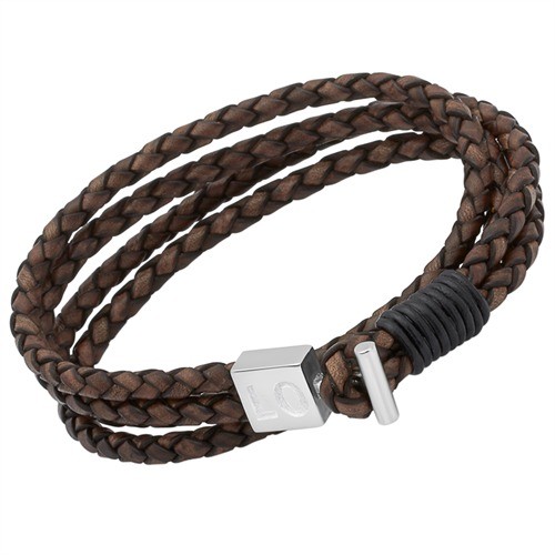 Lederarmband mit Diamantgravur