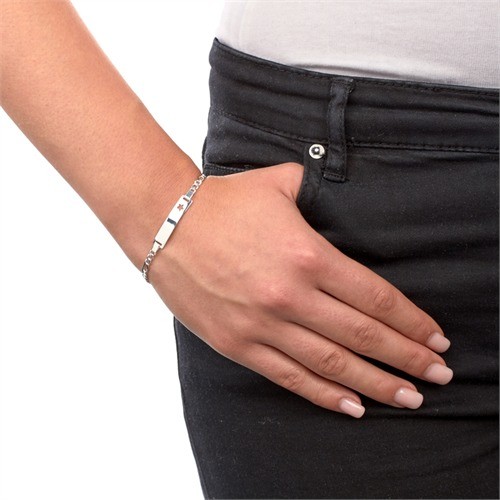 Figero-Armband mit Stern und Gravur